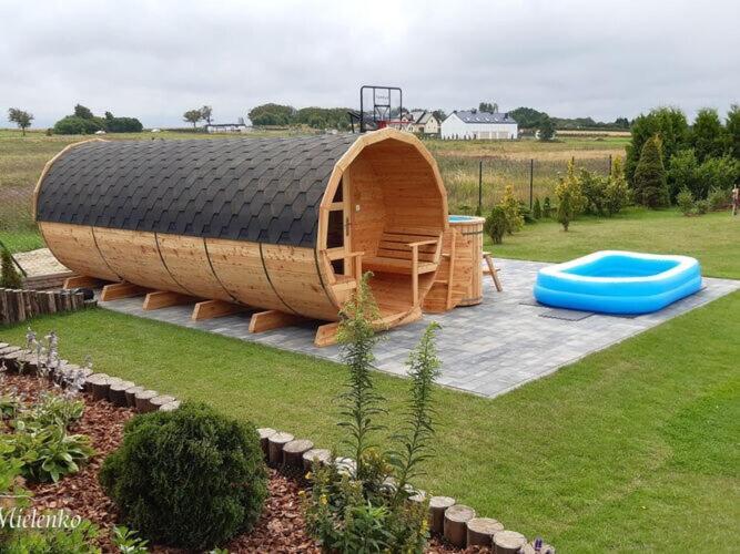 Holiday Home With A Terrace, Sauna, Jacuzzi Mielenko Zewnętrze zdjęcie